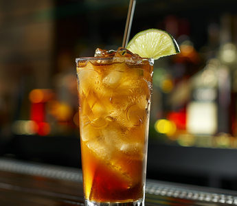 Dark and Stormy Cocktail