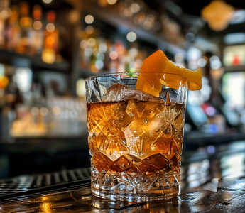 Bourbon and Water Cocktail