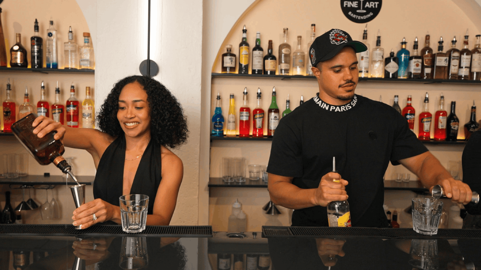 A day at Fine Art Bartending School